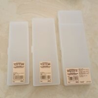 Hộp Bút Đơn Giản Trong Suốt Matte PP Nhựa Văn Phòng Phẩm Hộp Bút Chì Học Sinh Đa Năng Hộp Bút Tốt