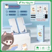 Hộp Bút - Giá Đỡ Kệ Đọc Sách Đa Năng 2 Trong 1 Làm Bằng Nhựa Cao Cấp Quà Tặng Kèm Bút Lông, Vải Xoá và Sticker Dễ Thương