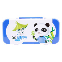 Hộp Bút Hít Nhựa No 3542 Xiaolingjing - Xanh Dương Hình Ngẫu Nhiên