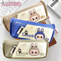 Hộp bút Labubu dễ thương hai tầng - Dành cho học sinh tiểu học, đựng đồ dùng học tập tiện lợi