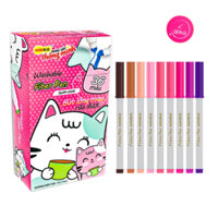Hộp Bút Lông 36 Màu Fiber Pen Washable - Nét Mảnh Nét To - Colokit SWM-C006 (Có XHĐ)