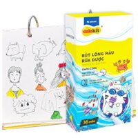 Hộp Bút Lông 36 Màu Fiber Pen Washable - Colokit SWM-C006