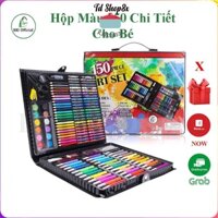 Hộp Bút Màu 150 Chi Tiết Cho Bé Tập Tô, Bộ Màu Vẽ Đa Năng 150 Món Giá Rẻ Cho Bé [Hàng Loại 1] - TD29