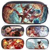 Hộp bút Nezha: Con của biển; Hộp văn phòng phẩm cho trẻ em tiểu học; Hộp bút cho bé trai và bé gái; Túi lưu trữ văn phòng phẩm lớn