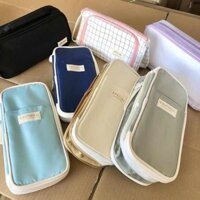 hộp bút nhiều ngăn bóp đựng viết Túi đựng bút kiểu Nhật túi đựng bút chì đựng đồ văn phòng phẩm đa năng đơn giản nhiều lớp cho học sinh tiểu học và trung học cơ sở có dung tích lớn