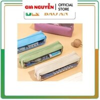 Hộp Bút Túi Đựng Bút Màu Vintage Trong Suốt Deli-Sức Chứa Lớn Cho Dụng Cụ Học Tập - - Gia Nguyễn