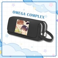 Hộp bút vải canvas khóa trắng OMEGA COMPLEX in hình boylove manhwa đi học tiện lợi