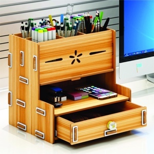 Hộp cắm bút gỗ mèo Nhatvywood HV-03