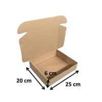 Hộp Carton Nắp Gài 25x20x6