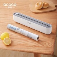 Hộp Cắt Màng Bọc Thực Phẩm, Giấy Nến, Giấy Bạc Cao Cấp ECOCO E2235 - Tặng kèm màng 100m (gia dụng smart)