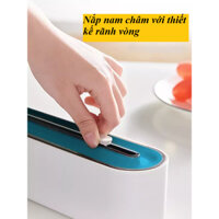 Hộp cắt màng bọc thực phẩm, cắt giấy bạc, giấy nến ECOCO E2235 tặng kèm 50m màng bọc PE cao cấp