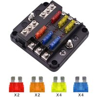 Hộp Cầu Chì Dùng Cho Ô Tô, Xe Tải 6 Chiều 12V, 24V Cao Cấp