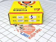Hộp cầu chì thủy tinh 3A 250V 5x20mm F3AL250V (100con)