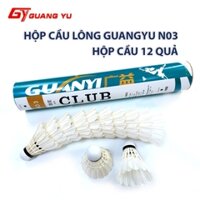 Hộp Cầu Lông Chính Hãng GUANGYU Chơi Luyện Tập, Ống Cầu Lông 12 Qủa Đánh Phong Chào. MÃ SP N03