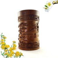 Hộp chè gỗ bách xanh - Chùa một cột