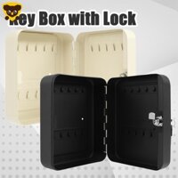 Hộp Chìa Khóa 20 Công Suất Chìa Khóa Hộp Tủ Treo Tường Chìa Khóa Hộp Bảo Quản Sắt Hộp Sắp Xếp Chìa Khóa Chống Va Đập 16 × 7.5 × 20cm SHOPCYC7554