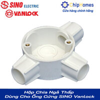 Hộp Chia Ngả Thấp - 2 Ngả Dùng Cho Ống Cứng D20 SINO - E240/20/2