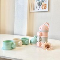 Hộp chia sữa Emma Kids 3 tầng, bình chia đồ ăn cao cấp