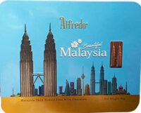 Hộp Chocolate Sữa Alfredo Malaysia Twin Towers 80g - Màu Xanh