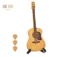 Hộp Chọn Đàn Guitar Acoustic Có Chân Đế Di Động Thủ Công Guitar Chọn Hộp Đựng Đàn Guitar Phụ Kiện