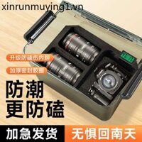 Hộp chống ẩm máy ảnh Hộp chống sốc ống kính SLR Micro Hộp lưu trữ kỹ thuật số đơn Di động Vỏ bảo vệ chống nước