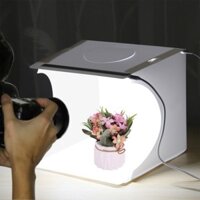Hộp Chụp Ảnh Sản Phẩm PULUZ 2 Dải Đèn LED, Kích Thước 24x23x23cm