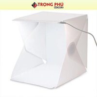 Hộp chụp hình sản phẩm có đèn 30cm, nền trắng chụp đẹp như studio hot