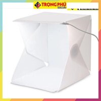 Hộp chụp hình sản phẩm có đèn 30cm, nền trắng chụp đẹp như studio  Nhiều người mua