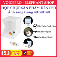 Hộp chụp sản phẩm đèn LED ánh sáng trắng (40x40x40cm – 35 bóng)