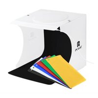 Hộp chụp sản phẩm mini 22cm x 22cm tích hợp 2 đèn Led (phông 6 màu)