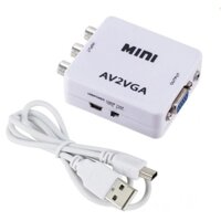 Hộp chuyển AV ra VGA MINI; 01T