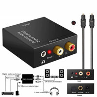 Hộp Chuyển Đổi tín hiệu âm thanh Quang OPTICAL sang Audio AV (tặng kèm cáp quang)