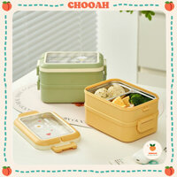 Hộp cơm 2 tầng giữ nhiệt inox văn phòng, dã ngoại CHOOAH HCGOOD20