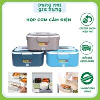 Hộp Cơm Cắm Điện 2 Ngăn Tặng Túi Đựng Cơm Hâm Nóng Giữ Nhiệt, Hộp Cơm Tự Nấu Chín Thức Ăn Bennix BN 88I GD