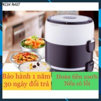 Hộp cơm cắm điện 3 tầng, giữ nhiệt, hâm nóng nhanh thức ăn, inox cao cấp