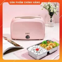 Hộp cơm cắm điện AJL-FH1001, 2 tầng 3 ngăn, sử dụng inox cao cấp 304, nhỏ gọn và thời trang - ảnh thật