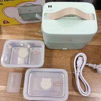 Hộp Cơm Cắm Điện BEAR 2 tầng, 3 ngăn hâm nóng nhanh, khay Inox 304 an toàn giữ nhiệt 1,2L - SB-HC12L