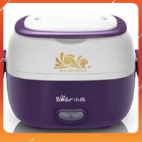 Hộp cơm cắm điện Bear DFH-S285, 2 tầng, sử dụng inox cao cấp 304 |rubianh.0510|