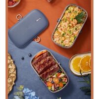 Hộp cơm cắm điện Bear DFH-P09D1, hâm nóng thức ăn nhanh, dung tích 1.0 lít  Chính hãng