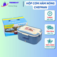 Hộp Cơm Cắm Điện CHEFMAN Inox Cao Cấp, Bảo Hành 24 Tháng