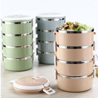 Hộp Cơm Camen Giữ Nhiệt 4 Tầng Lõi Inox Lunch Box