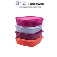 Hộp cơm chia ngăn Tupperware Lollytup 550ml- chất liệu nhựa nguyên sinh cao cấp- Hàng chính hãng