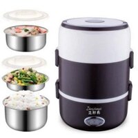 Hộp cơm điện 3 tầng inox cắm điện, cặp lồng giữ nhiệt
