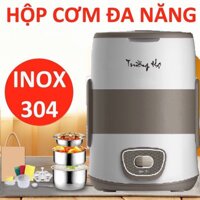 Hộp cơm điện 3 tầng Trường Thọ BA 2019A (nâu đen)- MSCLV