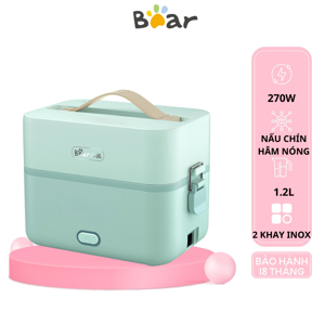 Hộp cơm điện Bear DFH-B12E1 - 2 tầng 3 ngăn