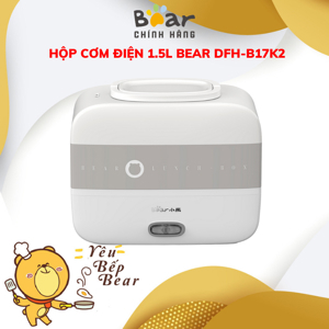 Hộp cơm điện Bear DFH-B17K2 - 2 tầng 3 khay 4 ngăn inox