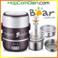 Hộp cơm điện inox 3 tầng Bear hút chân không