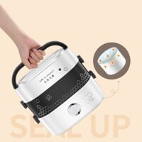 Hộp cơm điện Life Element 4 bát gốm sứ 2 tầng Cao Cấp cho dân văn phòng