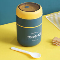 Hộp cơm giữ nhiệt 2 tầng 710ml bằng thép không gỉ