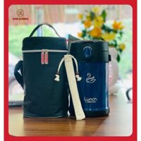 Hộp cơm giữ nhiệt 2GOOD Lunch Box HC01 (2000ml) - kèm muỗng và đũa Inox 304 / Cặp lồng cơm
